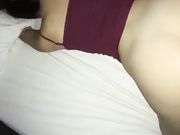 White girl bareback sex and creampied by BBC